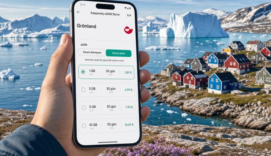 Grönland eSIM: mobil internet rehberi