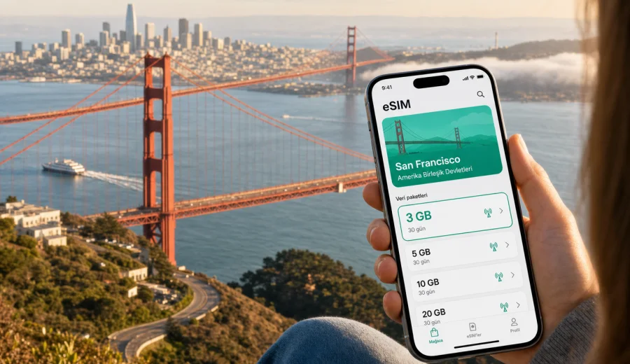 San Francisco eSIM: mobil internet rehberi