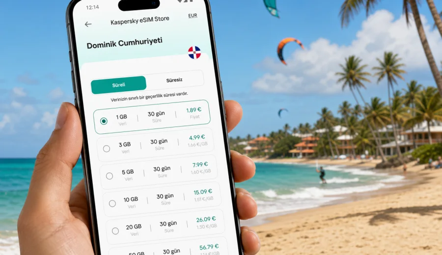 Cabarete eSIM: mobil internet ve bağlantı