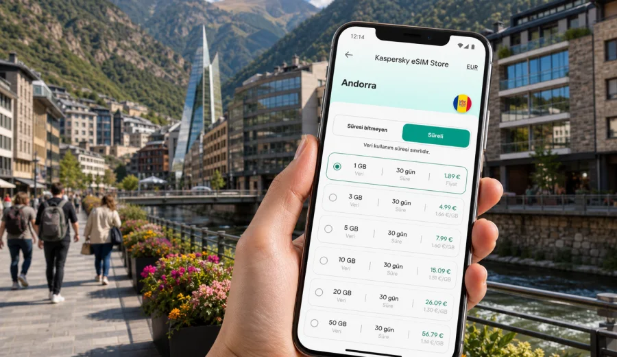 Andorra la Vella eSIM ve mobil internet