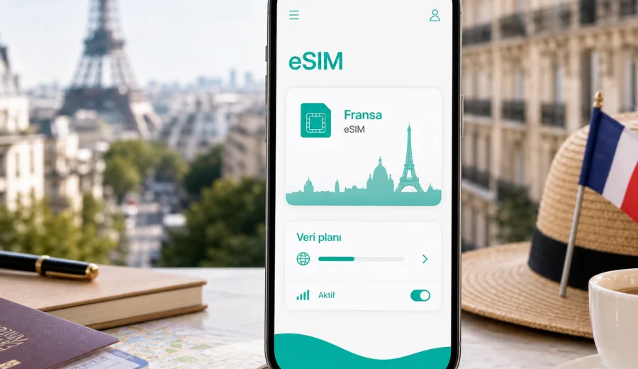 Fransa eSIM: mobil internet rehberi