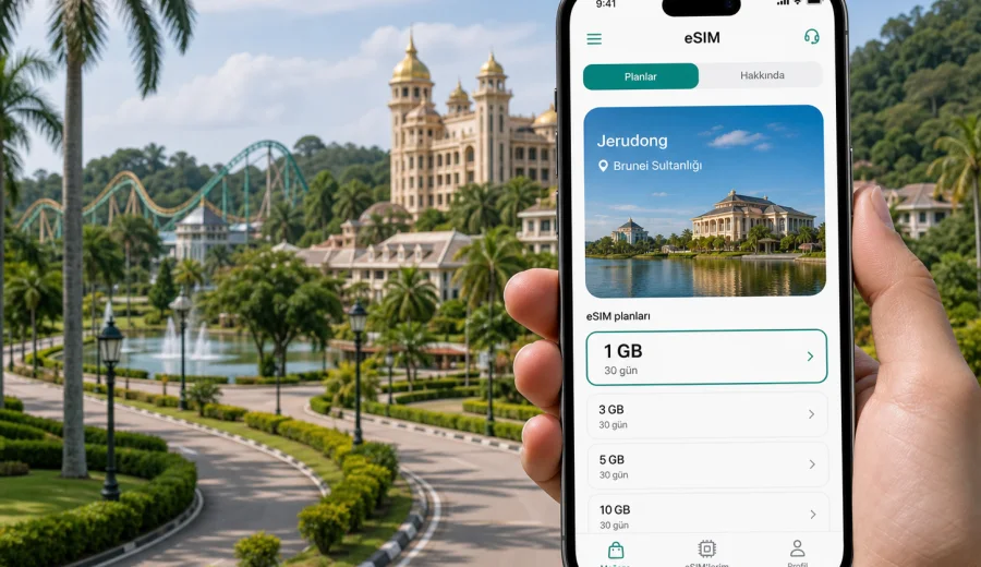 Jerudong eSIM: mobil internet rehberi