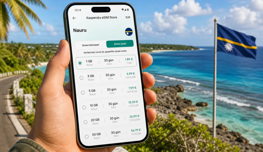 Nauru eSIM: Mobil bağlantı ve internet