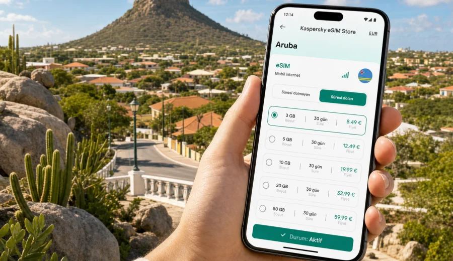 Paradera eSIM: Aruba'da mobil internet rehberi