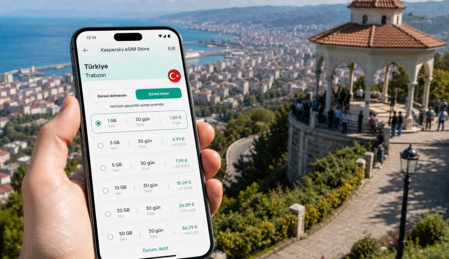Trabzon eSIM: mobil internet rehberi