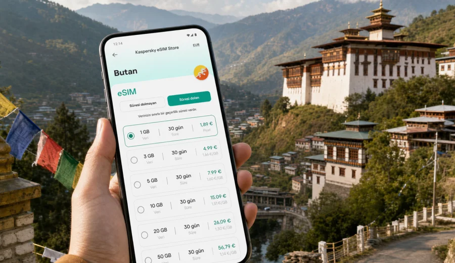 Mongar eSIM: Butan’da mobil internet