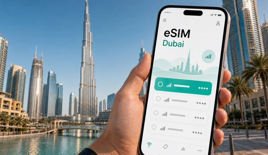 Dubai eSIM: mobil internet rehberi