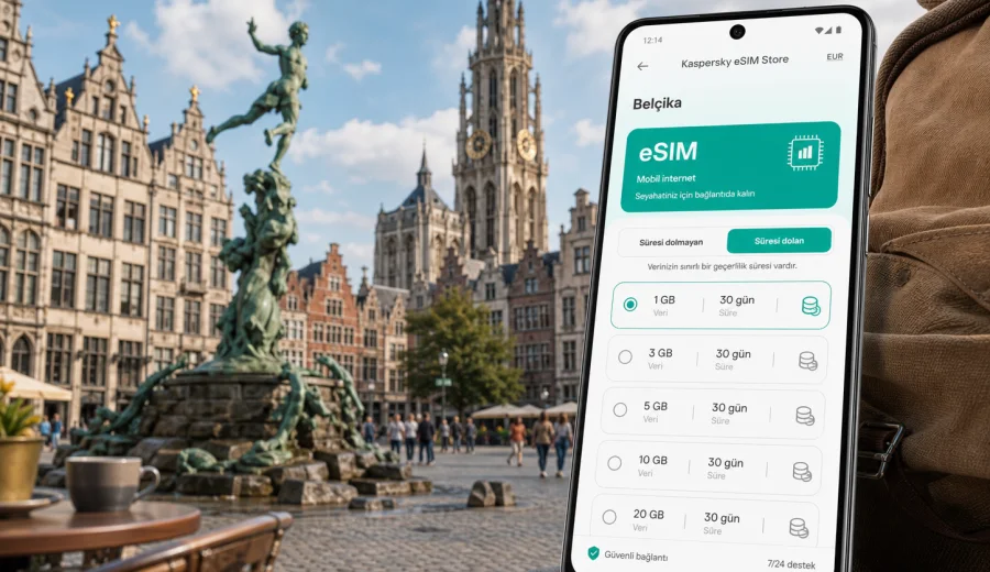 Antwerp eSIM: mobil internet rehberi