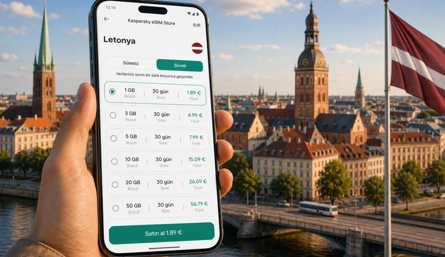 Letonya eSIM: mobil internet rehberi