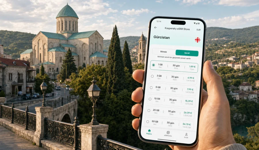 Kutaisi eSIM: mobil internet ve bağlantı rehberi