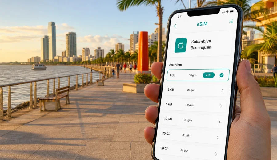 Barranquilla eSIM: mobil internet rehberi