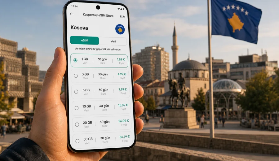 Kosova eSIM: mobil internet ve bağlantı