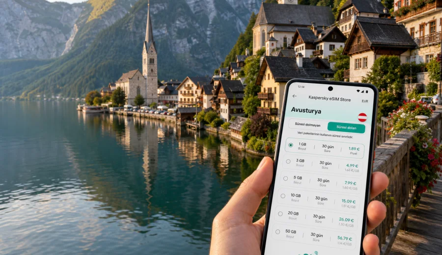 Hallstatt eSIM: mobil internet rehberi