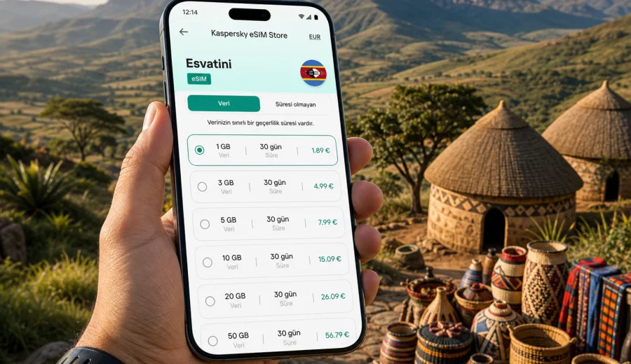Svaziland eSIM: mobil bağlantı ve internet