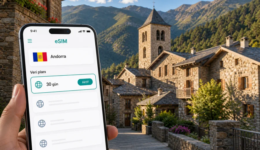 Ordino eSIM: mobil internet rehberi