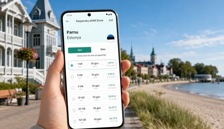 Parnu eSIM: Mobil internet ve bağlantı