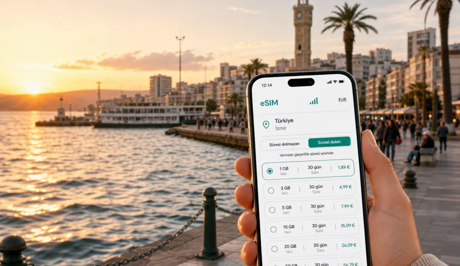 İzmir eSIM: mobil internet ve bağlantı rehberi