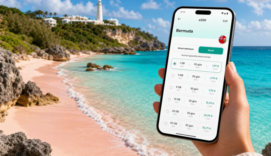 Southampton eSIM: Bermuda’da mobil internet