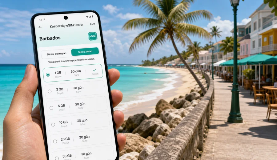 Worthing eSIM: Barbados’ta mobil internet