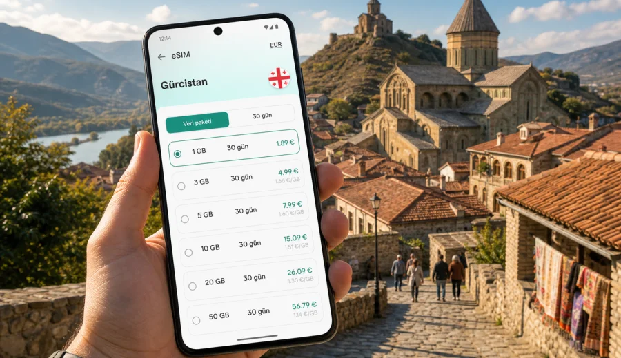 Mtsheta eSIM: mobil internet rehberi