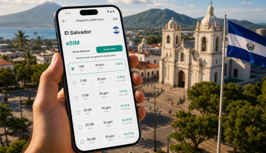 El Salvador eSIM: mobil internet rehberi