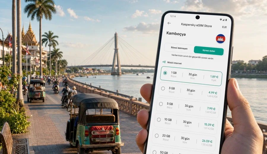 Kampong Cham eSIM ve mobil internet rehberi