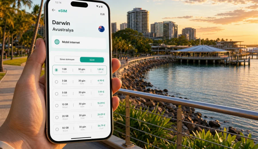 Darwin eSIM: mobil internet rehberi