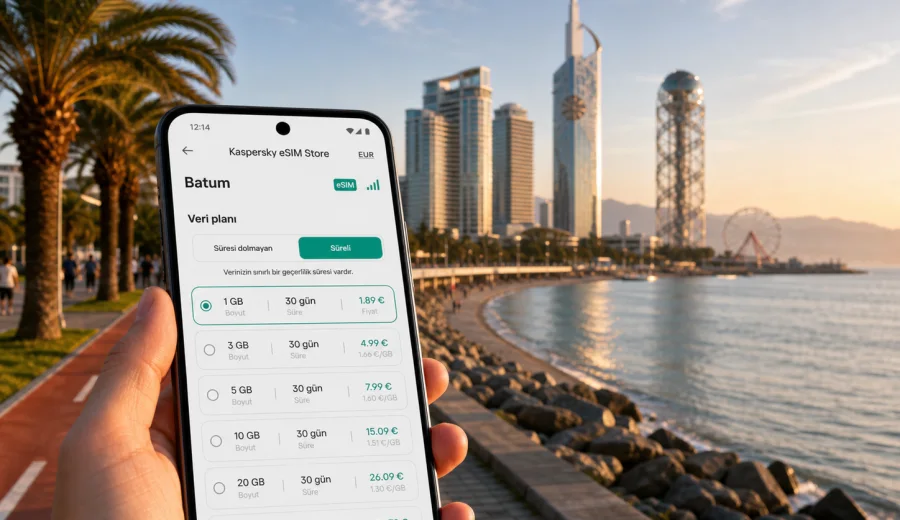 Batum eSIM: mobil internet rehberi