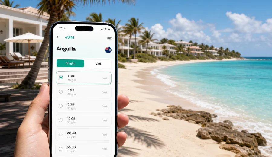 West End eSIM: Anguilla mobil internet rehberi