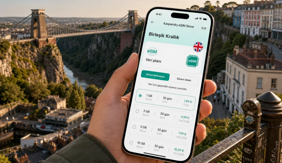 Bristol eSIM: mobil internet rehberi