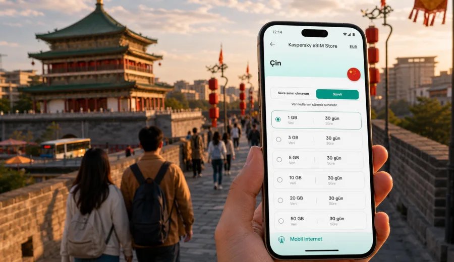 Xi'an eSIM: mobil internet ve bağlantı