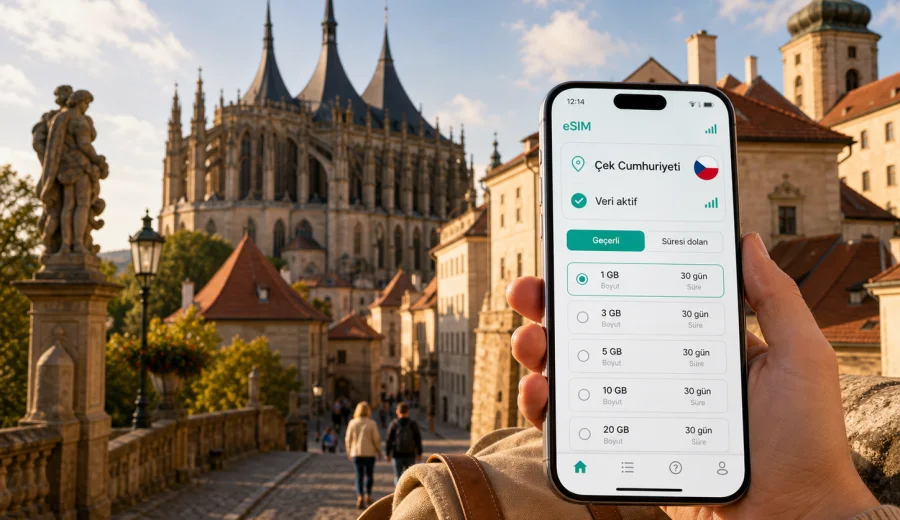 Kutna Hora eSIM: mobil internet rehberi