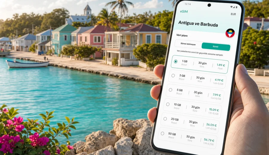 Codrington eSIM: mobil internet rehberi