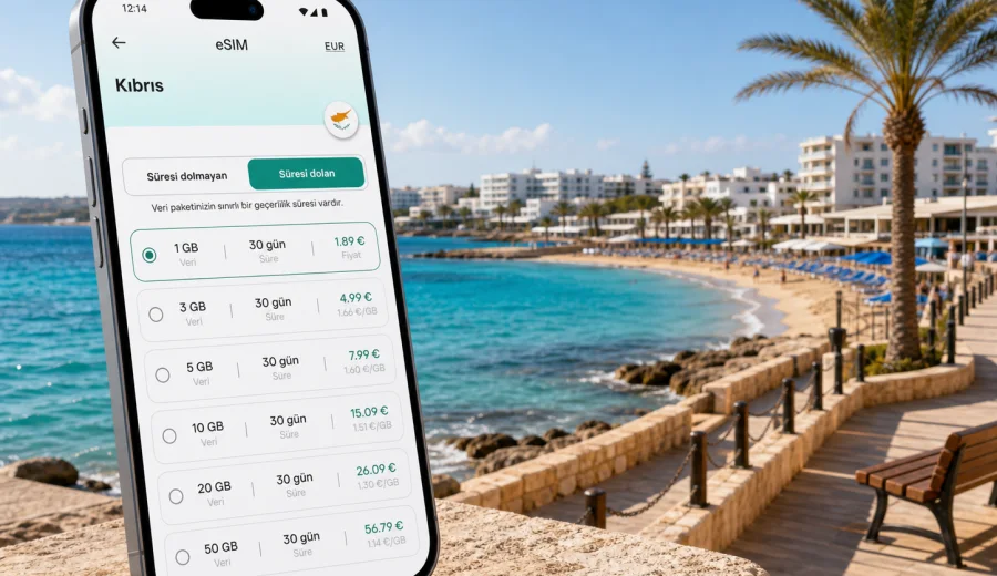 Protaras eSIM: mobil internet ve bağlantı rehberi