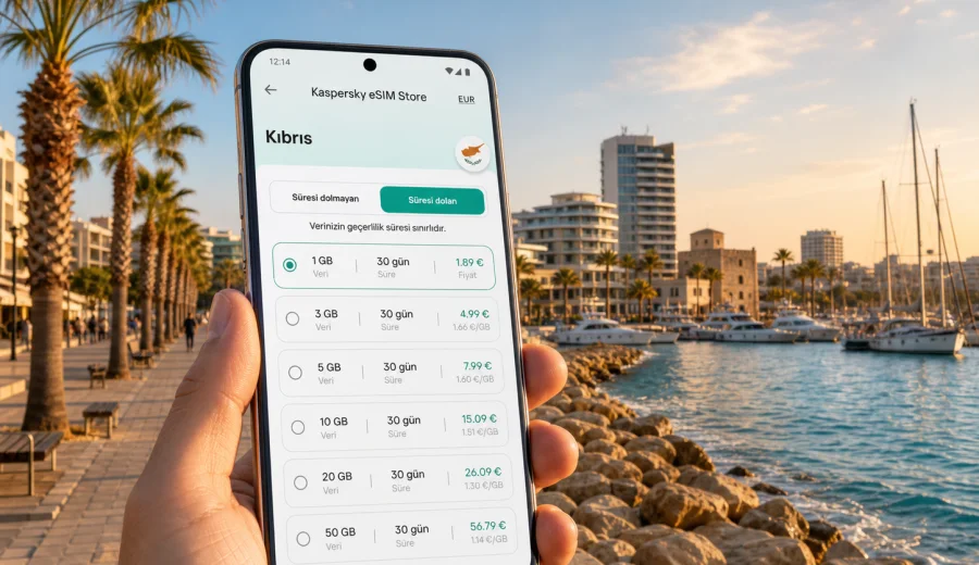 Limasol eSIM: Mobil internet ve bağlantı