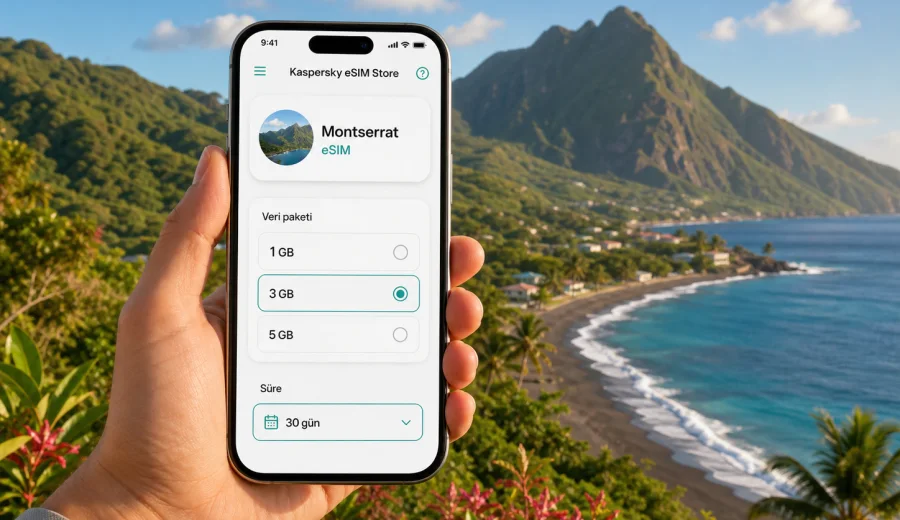 Montserrat eSIM: mobil bağlantı ve internet