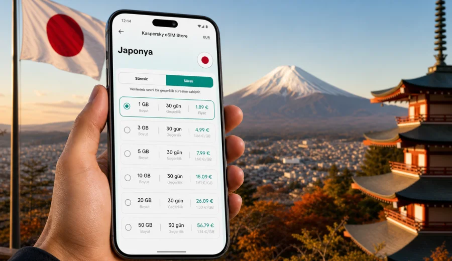 Japonya eSIM: mobil bağlantı ve internet