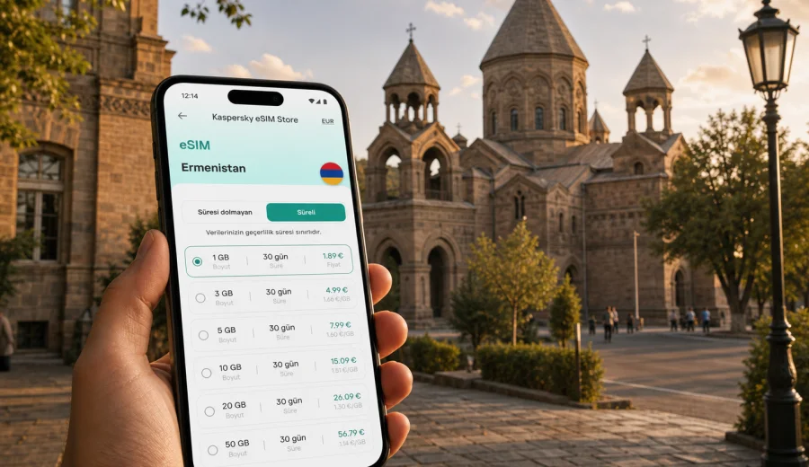 Vagharshapat eSIM: mobil internet rehberi