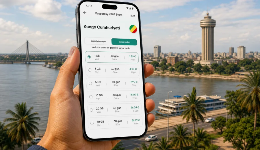 Kongo Cumhuriyeti eSIM ve mobil internet