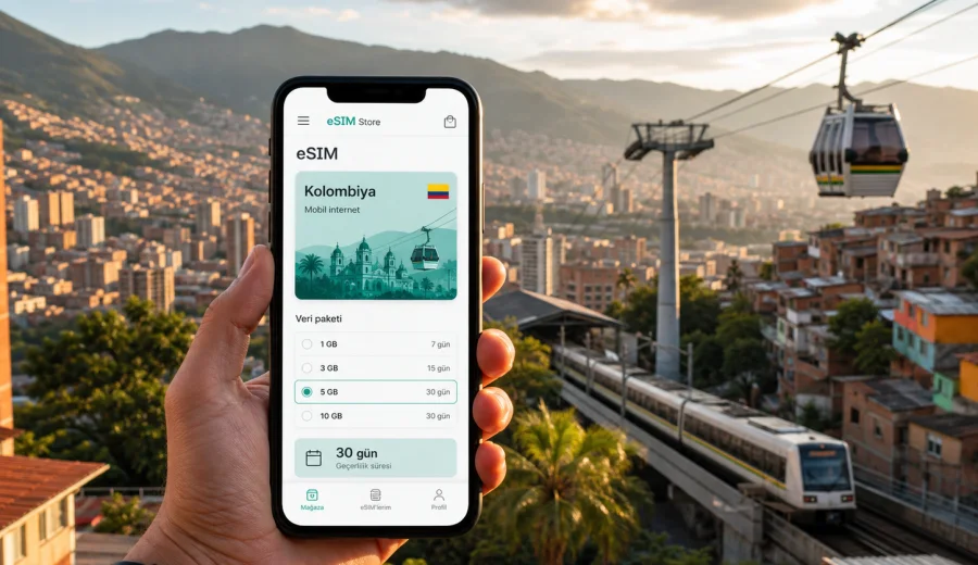 Medellin eSIM: mobil internet rehberi