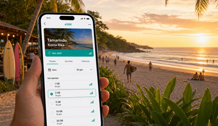 Tamarindo eSIM: mobil internet rehberi