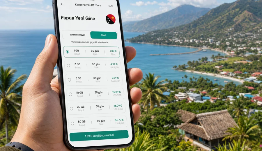 Papua Yeni Gine eSIM: mobil internet rehberi