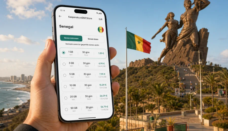 Senegal eSIM: mobil bağlantı ve internet