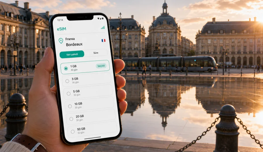 Bordeaux eSIM: Mobil İnternet Rehberi