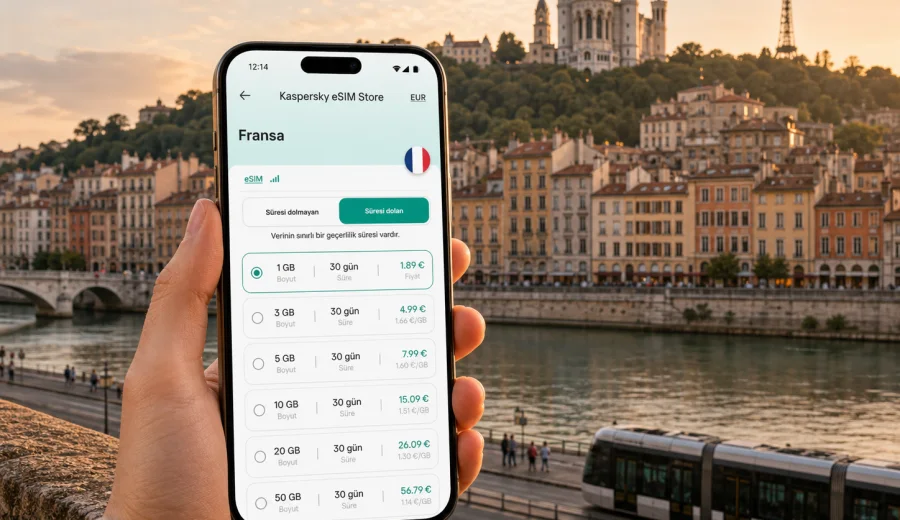 Lyon eSIM: mobil internet ve bağlantı rehberi