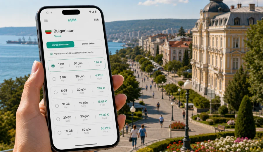 Varna eSIM: mobil internet rehberi