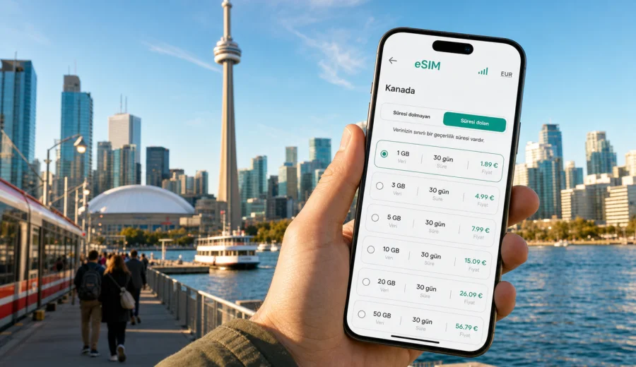 Toronto eSIM: mobil internet ve bağlantı rehberi