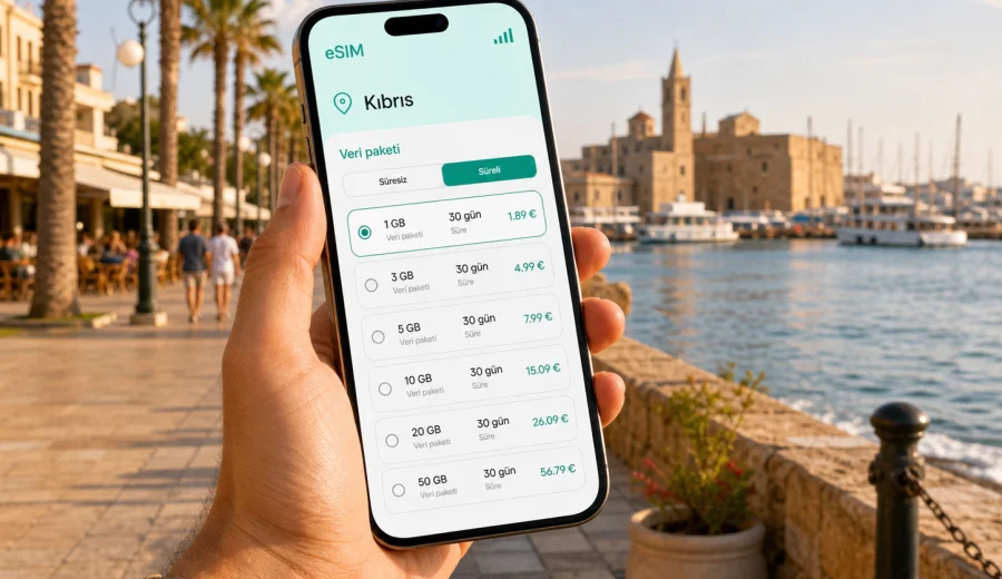Larnaka eSIM: mobil internet rehberi