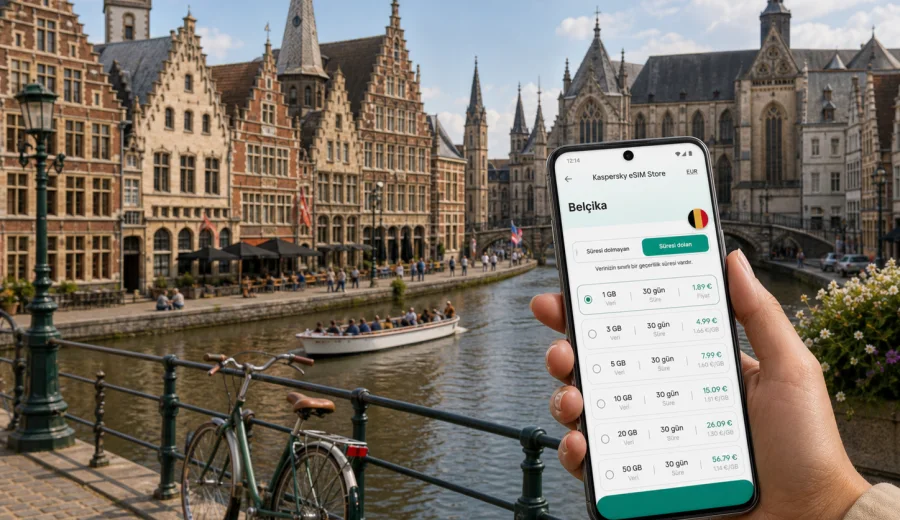 Gent eSIM: mobil internet rehberi