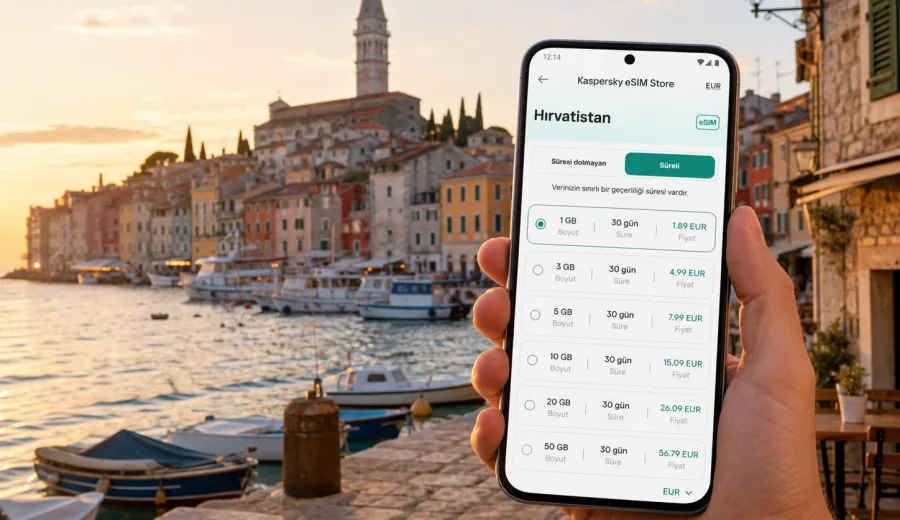 Rovinj eSIM: mobil bağlantı ve internet